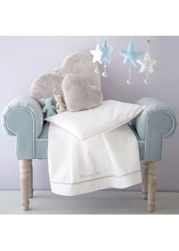 lenzuolo lettino Baby Blu