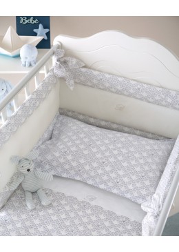 Lenzuola lettino baby barchetta